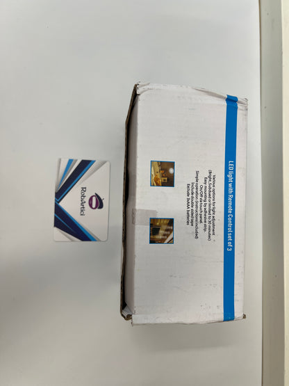 CYCG round LED light retail packaging back view.