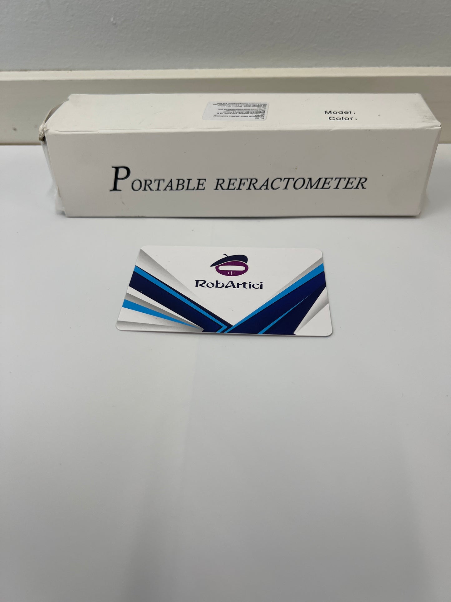 RHA-505ATC portable refractometer tool retail packaging. 
