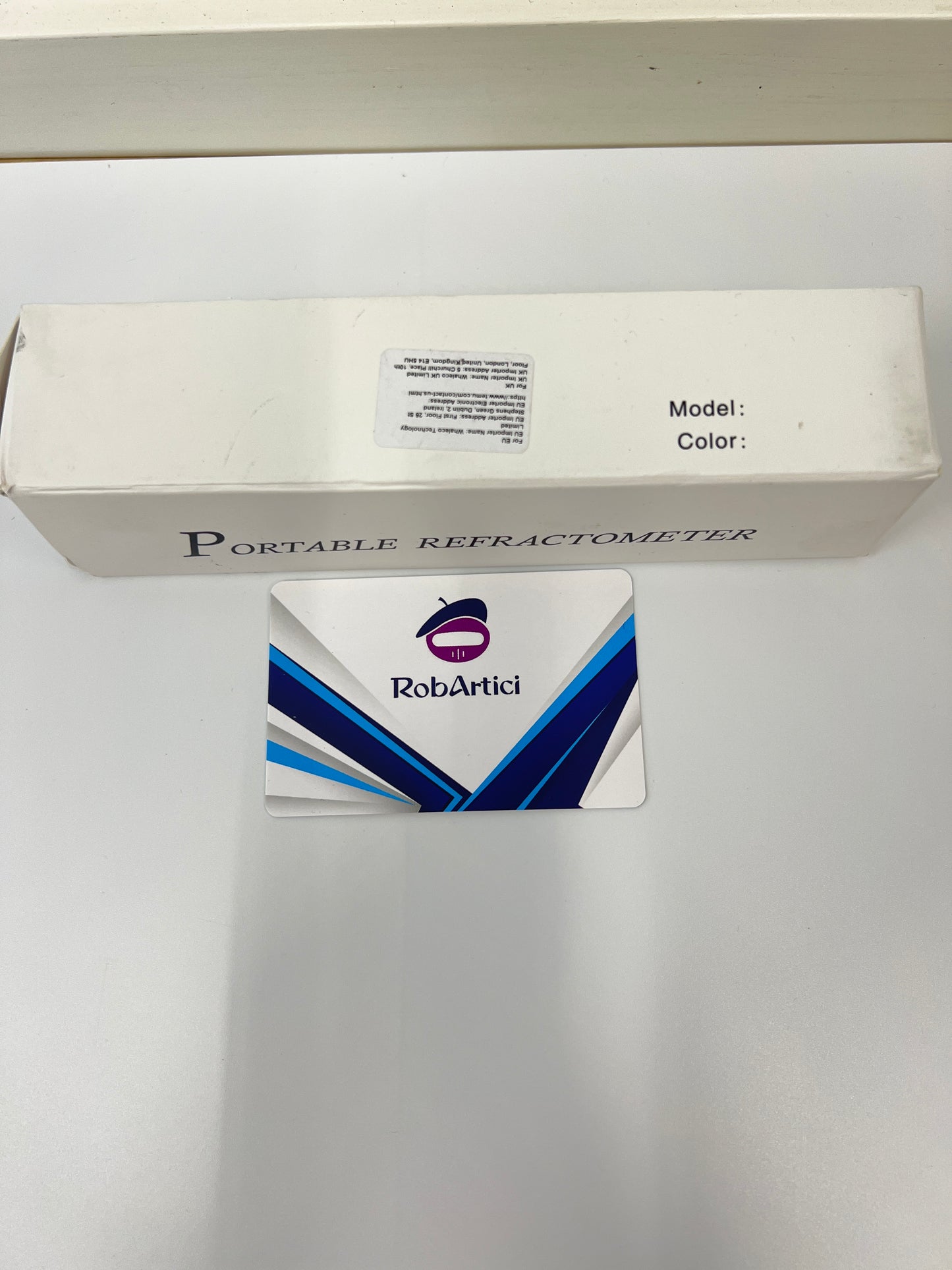 RHA-505ATC portable refractometer tool retail packaging. 
