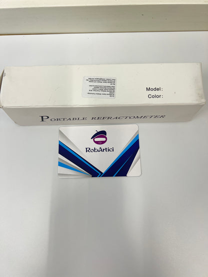 RHA-505ATC portable refractometer tool retail packaging. 
