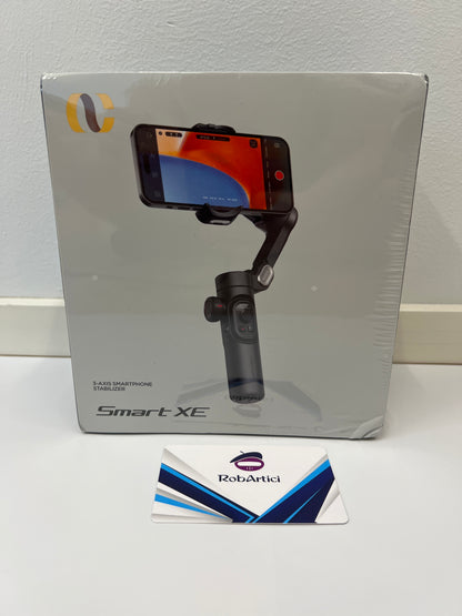 220JP8273 3-axis handheld smartphone stabilizer front view of the retail packaging box.