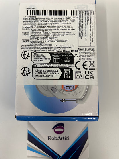 High precision handheld electronic scale retail packaging showcasing product information.