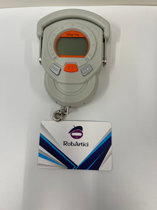 High precision handheld electronic scale showcasing digital display monitor and control buttons.