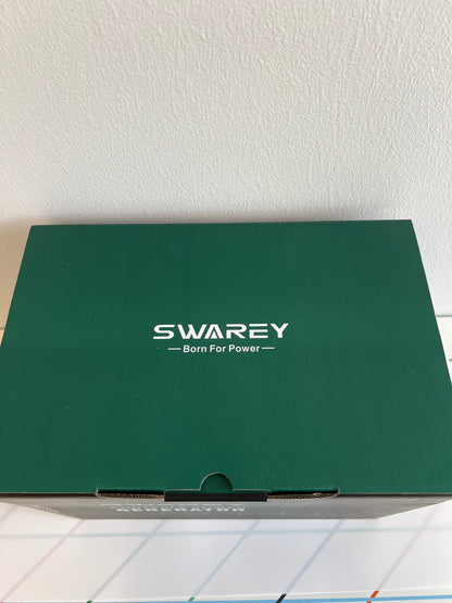 SWAREY S160 portable power generator retail packaging box.