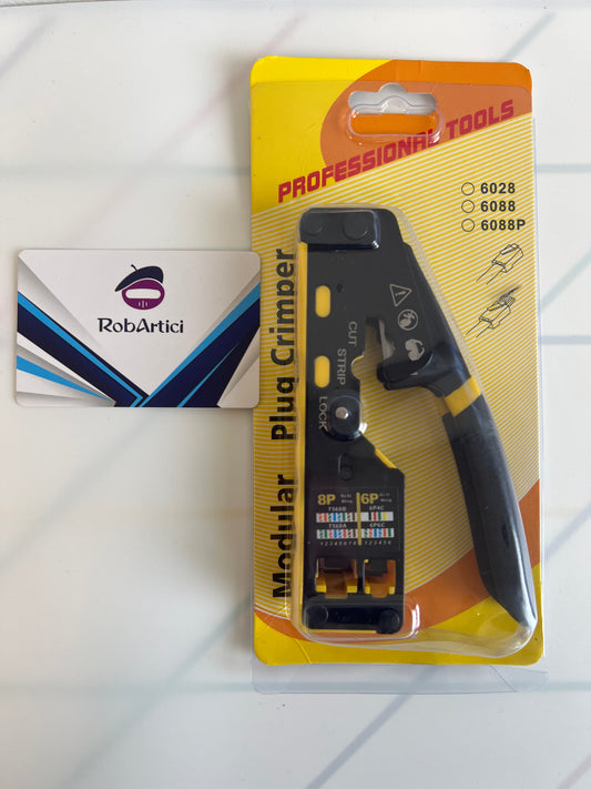 Modular plug crimper tool.