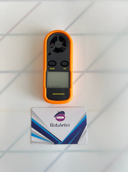 GM816 Digital Anemometer front view showing digital display monitor and control buttons 