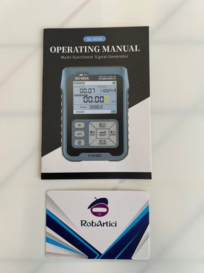 FNIRSI SG003A signal generator, user manual.
