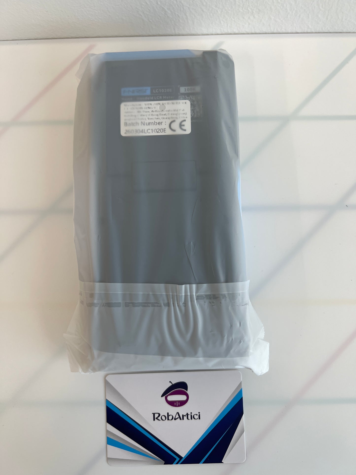 FNIRSI LC1020E handheld LCR meter back view 