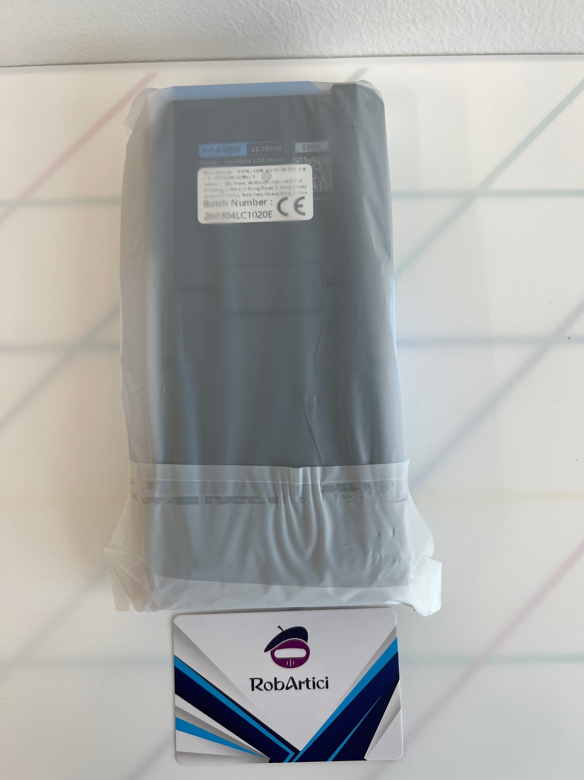 FNIRSI LC1020E handheld LCR meter back view 