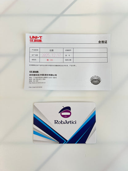 UT673PV solar MPPT meter product information card.