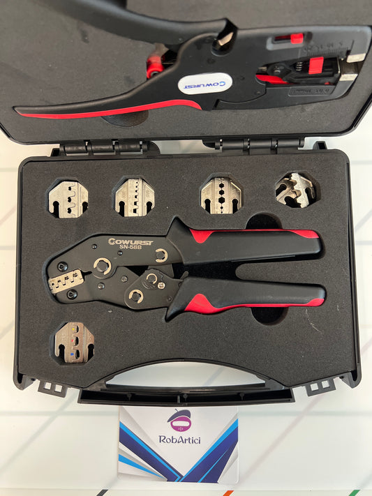 Crimping pliers tool set.