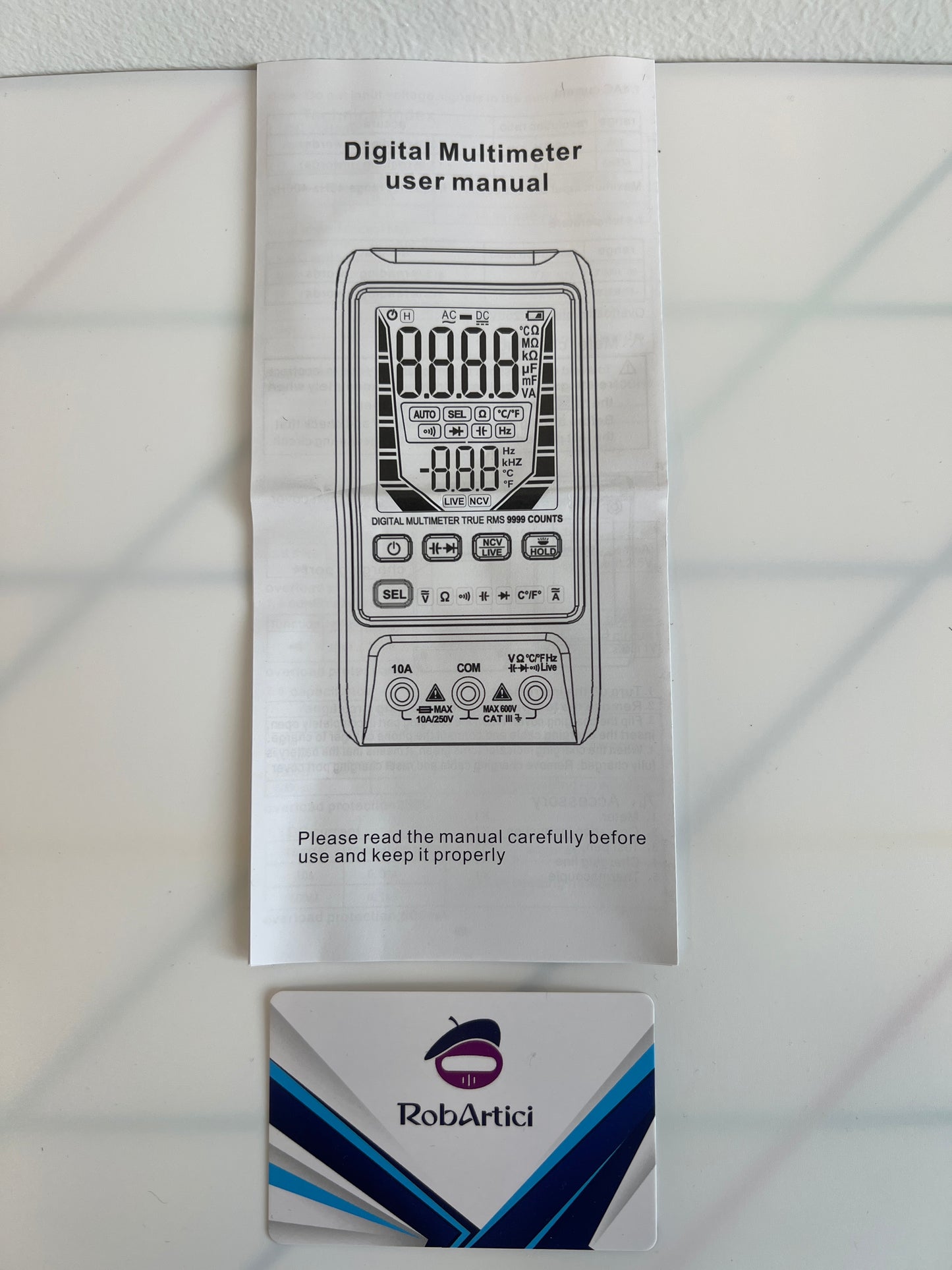 ZL116 smart digital multi meter user manual.