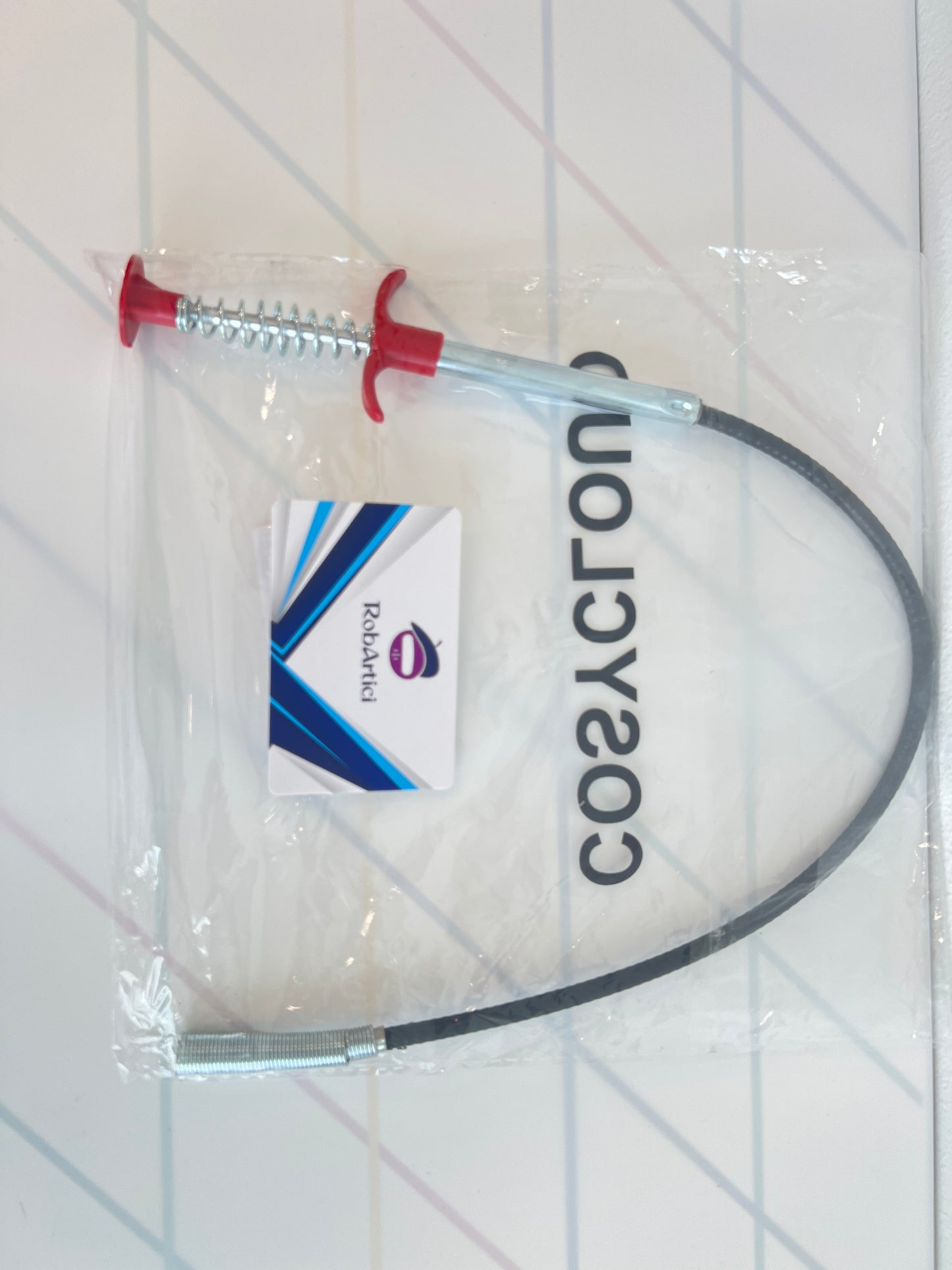 CosyCloud drain unclogger tool.