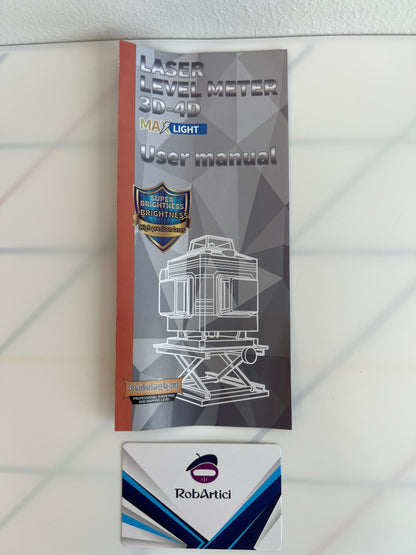 MaxLight laser level meter 3D-4D user manual.